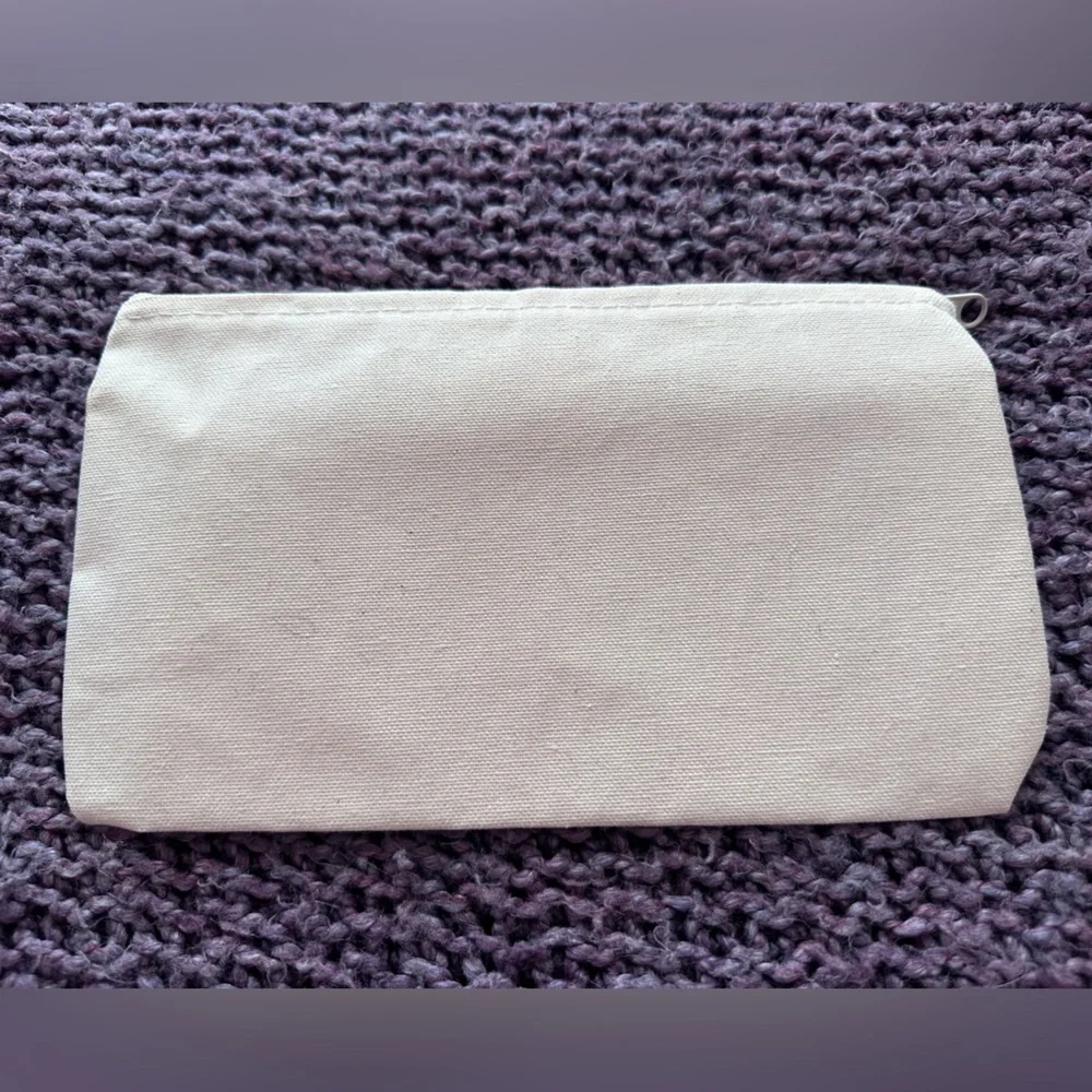 Phoenix zippered canvas pouch 10 by 6 inches